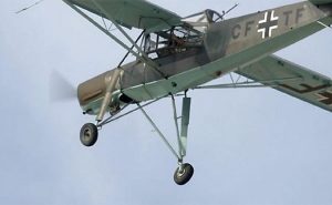 The historic STOL aircraft, the Fieseler Storch, pioneered the use of long-stroke OLEO shock absorbing landing gear struts, like those used on the modern light sport aircraft, the Savage Outback Shock.